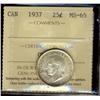 Image 1 : 1937 25¢ ICCS MS65. Superb eye appeal.