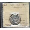 Image 1 : 1939 25¢ ICCS MS64