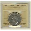 Image 1 : 1948 50¢ ICCS VF20.