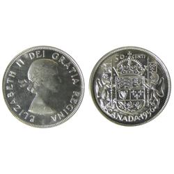 1956 50¢ PCGS/ICCS PL67. Superb reflective surfaces.  Rare so nice.