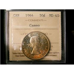 1964 50¢ ICCS MS65 Cameo