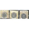 Image 1 : 1937 AU58, 1938 EF45 & 1946 AU55 $1.  Lot of 3 ICCS graded coins.