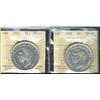 Image 1 : 1938 EF40 & 1947 Blt7 EF45.  Lot of 2 better silver dollars both ICCS graded.