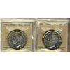 Image 1 : 1949 & 1950 $1 MS66.  Lot of 2 gem examples certified by ICCS.