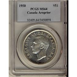 1950 $1 Arnp PCGS MS64.  White with lustre.