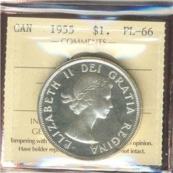 1955 $1 ICCS PL66 Cameo.