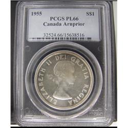 1955 Arnprior $1 PCGS/ICCS PL66.