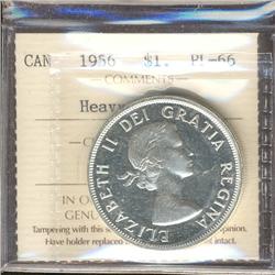 1956 $1 ICCS PL66 Heavy Cameo