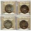 Image 1 : 1957 $1 1 WL ICCS MS62.  Lot of 4 coins.