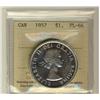 Image 1 : 1957 $1 ICCS PL66.