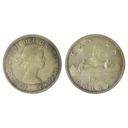 1959 $1 PCGS MS65. Gem example with shdes of golden to brown tones.