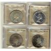 Image 1 : 1960, 1961, 1962 & 1963 $1 MS64.  Lot of 4 coins all ICCS graded.