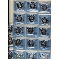 1962-1967 $1 Proof Like.  Lot includes 1962 PL65(3), 1963 PL65, PL66(2), 1964 PL(3), 1965 PL65(2), P