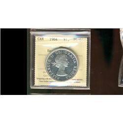 1964 ICCS PL64 & 1965 T2 $1 MS67/PL ANACS.  Lot of 2 PL coins.