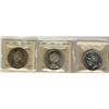 Image 1 : 1965 $1 SmBds Ptd 5 & LgBds Blt 5 MS64 Cameo and 1952 $1 NWL MS64.  Lot of 3 ICCS graded  coins with
