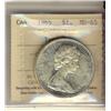 Image 1 : 1965 $1 Type V ICCS MS65.  White with nice lustre.