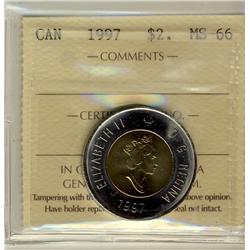 1997 $2 ICCS MS66.