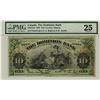 Image 1 : The Dominion Bank, 1925 $10 #315419, CH-220-18-10, PMG VF25.