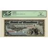 Image 1 : The Bank of Hamilton, 1904 $50 #000016, CH-345-18-08s, PCGS CH UNC63.