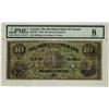 Image 1 : The Merchants Bank of Canada, 1886 $10 #55830, CH-460-12-04, PMG VG8.  A few edge tears.  Very scarc
