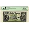 Image 1 : The Bank of Montreal, 1923 $100 Specimen Issue, PCGS Gem UNC65PPQ.