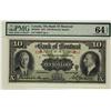 Image 1 : The Bank of Montreal, 1931 $10 #226872, CH-505-58-04, PMG CH UNC64 EPQ.