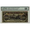 Image 1 : The Bank of Nova Scotia, 1906 $50 #020134, CH-550-28-24, PMG VG10.  Tied for finest. Only 6 examples