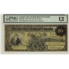 Image 1 : The Sterling Bank of Canada, 1906 $10 #75253, CH-700-10-04, PMG F12.