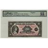 Image 1 : 1935 $20 BC-9a #A018090, PMG CH AU55.  Bright, attractive and well centered. A superb and near uncir