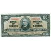 Image 1 : 1937 $100 BC-27a Osborne #AJ0003481  CCCS UNC-63. Bright example with nice colours.  A lovely and ra