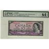 Image 1 : 1954 $10 BC-32bA #*AD0008242, PMG CH UNC64EPQ.  A superb example of this very sought after issue.  T