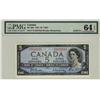 Image 1 : Solid 1954 $5 BC-39b #F/S5555555, PMG UNC64PPQ.