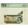 Image 1 : ERROR 1973 $1 BC-46a #FE8853481 with foldover cutting error PCGS GEM UNC 65PPQ.