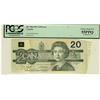 Image 1 : ERROR 1991 $20 BC-58d #EWR8158467 PCGS AU55 PPQ, Cutting Error.