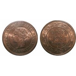 1882H Obv#1 ICCS MS65 Red THE FINEST KNOWN!  100% Red lustre.  A VERY RARE date in pristine conditio