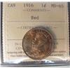 Image 1 : 1916 1¢ ICCS MS65.  PQ issue 100% red.
