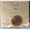 Image 1 : 1922 1¢ ICCS MS63RD.  Bright red , with spotty tones.