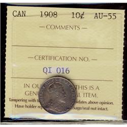 1908 10¢ ICCS AU55