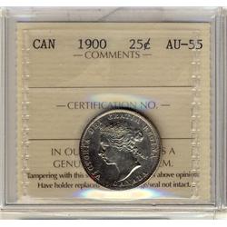 1900 25¢ ICCS AU55