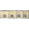 Image 1 : 1937, 1947, 1953SD, 1953LD, all ICCS MS63,  Lot of 4 coins,