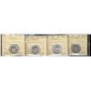 Image 1 : 1940, 1941, 1944, 1947 25¢ all ICCS MS63,   Lot of 4 coins,