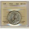 Image 1 : 1916 50¢ ICCS EF45 Lustrous