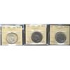 Image 1 : 1940, 1944 Near 4, 1945 50¢ all ICCS MS63,  Lot of 3 coins,