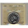 Image 1 : 1947 50¢ Curved Right 7 ICCS MS63