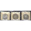 Image 1 : 1935, 1966, 1967 $1 all ICCS MS64,  Lot of 3 coins,