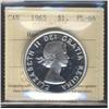 Image 1 : 1963 $1 ICCS PL66  Heavy Cameo