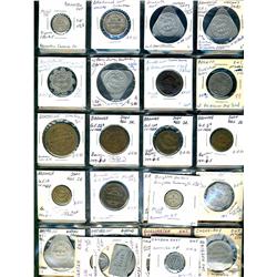 Ontario. Various dairy and merchant tokens from the following locals: Brigden, Brighton, Brockville,