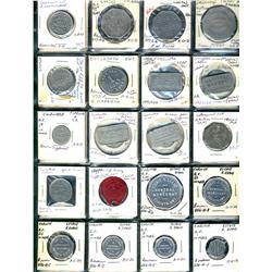 Ontario. Various dairy and merchant tokens from the following locals: Cobalt, Coldwater, Collingwood