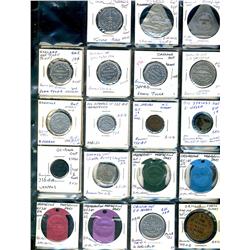 Ontario. Various dairy and merchant tokens from the following locals:Norwood, Oakland, Oakville, Oil