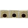 Image 1 : BR: 715 CH LC5A3, BR:715 CH LC5A5, BR:704 CH LC33A1, all ICCS VF30,  Lot of 3 coins,
